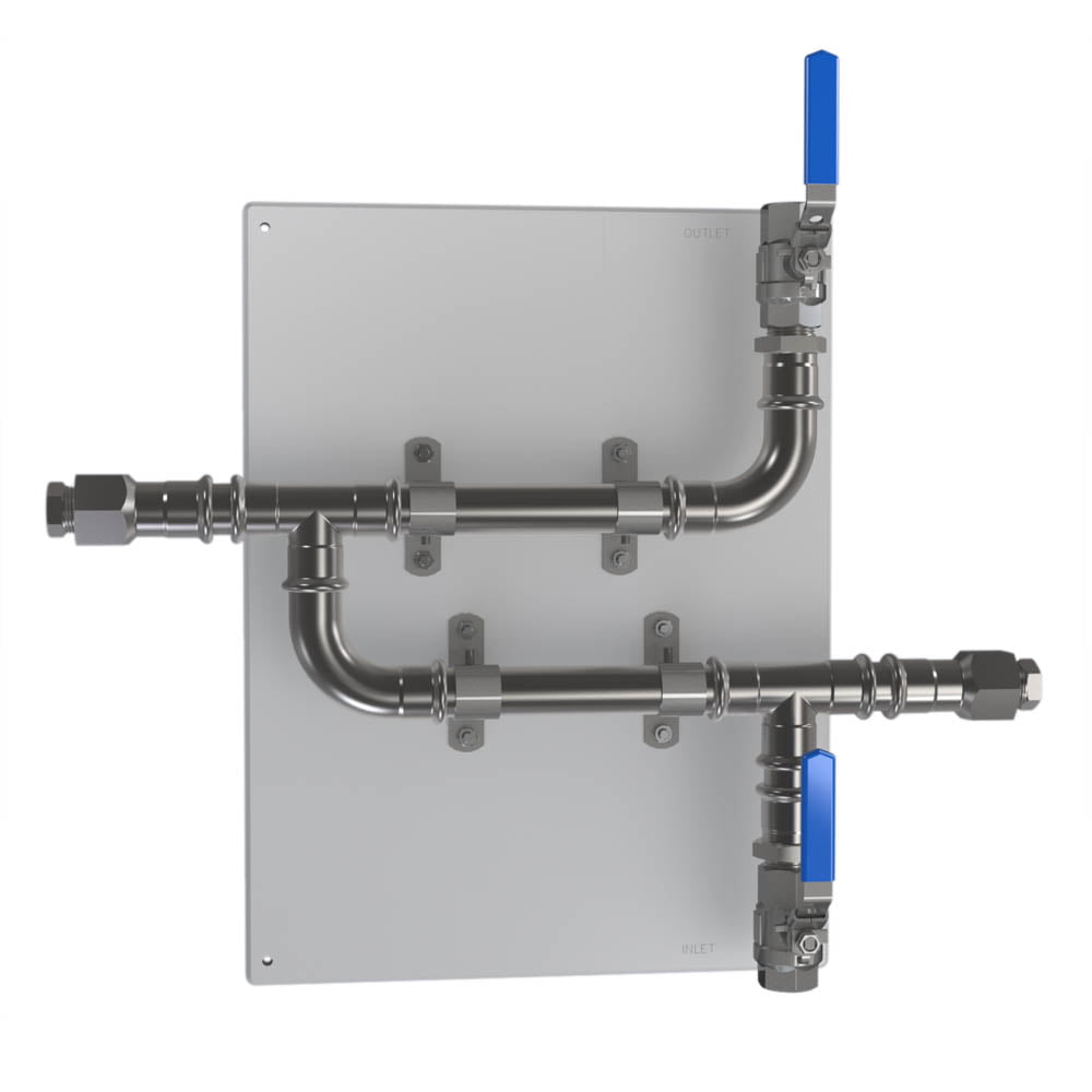 Copan Rack 2 PASS 316 SS COUPON RACK 3/4” INCL. 2 X SS COUPON HOLDERS – WaterPro
