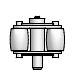 ROTOR ASSEMBLY FOR PERISTALTIC PUMP 11001000 EASYPRO SMART